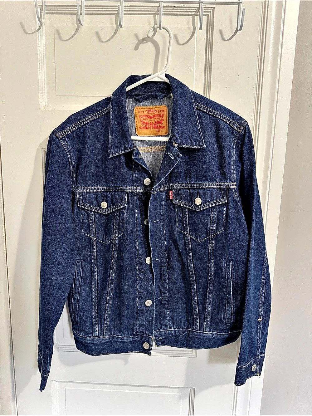 Levi'Small Trucker Jacket Denim Blue Small